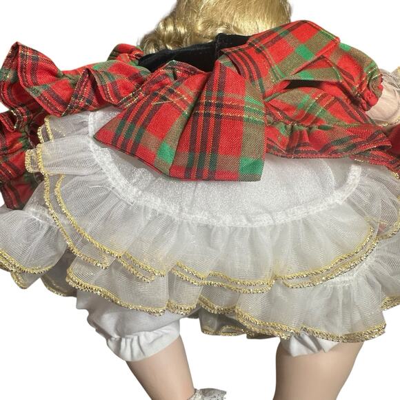 Vtg Ashton Drake Babys First Christmas Porcelain Collectible Doll & Ornament '96 - Picture 8 of 11